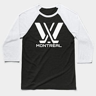 PWHL Montreal Wall Paper Baseball T-Shirt